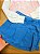 Trio de Blusa em Cotton e Colete em Molecotton e Short Saia em Jeans com Elastano Infanti - Imagem 5