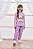 Conjunto de Pijama e Blusão em Malha Soft Lilás Infanti - Imagem 3