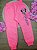 Calça Rosa Peluciada Minnie 100% Algodão Fakini - Imagem 1