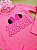 Blusa Manga Longa Canelada Minnie Rosa Fakini - Imagem 2