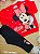 Conjunto Blusão em Moletom Flanelado e Legging em Molecotton Minnie Vermelho Fakini - Imagem 1