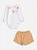 Conjunto Body Manga Longa e Short Saia Camurça Bear Momi - Imagem 3
