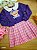 Vestido em Canelado Mesclado e Molecotton Bear Kukiê - Imagem 1