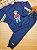 Conjunto em Moletom Azul Marinho Bear Divertto - Imagem 1
