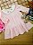 Vestido Rosa de Gola com Babadinho Momi - Imagem 1