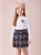 Conjunto Blusa Manga Longa  e Saia com Shorts Embutido Momi - Imagem 5