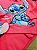 Conjunto em Moletom Peluciado Stitch Rosa Fakini - Imagem 3