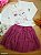 Conjunto Inverno Blusa Manga Longa e Saia em Tule com Shorts Embutido Bear Petit Cherie - Imagem 1