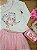 Conjunto Bailarina Boneca Blusa Manga Longa e Saia em Tule com Shorts Embutido Petit Cherie - Imagem 5