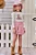 Conjunto de Blusa em Cotton e Short Saia em Sarja com Elastano Kukiê Infantil Menina - Imagem 6