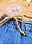 Conjunto de Blusa em Canelado e Shorts em Jeans Kukiê Infantil Menina - Imagem 5