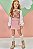 Conjunto de Blusa em Cotton Short Saia e Colete em Molecotton Kukiê Infantil Menina - Imagem 6