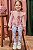 Conjunto de Bata em Cotton e Calça Legging em Canelado Kukiê Bebê Menina - Imagem 2