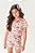 Conjunto Infantil Menina Blusa E Short Ursinho Off White Mundo Cinti - Imagem 1