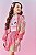 Conjunto Infantil Menina Blusa E Saia-Short Paetê Rosa Cinti - Imagem 4