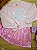 Conjunto Infantil Menina Blusão E Saia-Short Holográfico Rosa Cinti - Imagem 1