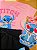 Conjunto Stitch Disney 100% Algodão Rosa Fakini - Imagem 2