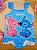 Maiô Moda Praia Stitch Disney Com Proteção UV Azul Fakini - Imagem 1