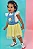 Salopete em Jeans e Tule com Elastano Kukiê Bebê Menina - Imagem 2