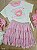 Conjunto Blusa e Saia Rosa Iogurte Cinti - Imagem 1