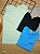 Regata em Meia Malha Preto Up Baby - Imagem 1