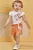 Conjunto de Body em Cotton com Shorts em Molecotton Infanti Bebê Menina - Imagem 1