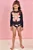 Trio de Blusa e Biquíni em Malha Uv Dry com Proteção Uv 50+ Infanti Infantil Menina - Imagem 5