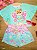 Conjunto de Blusa Boxy e Shorts em Malha Fresh Infanti Infantil Menina - Imagem 1