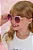 Óculos de Sol com Proteção UV Acompanha Caixinha e Estojo Porta Óculos Infanti Infantil Menina - Imagem 3