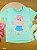 Blusa Gatinha e Sorvete em Meia Malha Kukiê Infantil Menina - Imagem 1