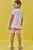 Short Biker em Soft Line Kukiê Infantil Menina - Imagem 3