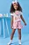 Conjunto de Pijama de Blusa Boxy em Meia Malha e Shorts em Malha Comfy Kukiê Infantil Menina - Imagem 3