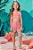 Biquíni com Proteção UV 50+ e Saída de Praia em Tule Kukiê Infantil Menina - Imagem 3