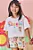 Conjunto de Boxy Over em Meia Malha e Shorts em Moletom Linho Kukiê Infantil Menina - Imagem 6