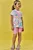 Blusa Alongada em Meia Malha Florzinhas Kukiê Infantil Menina - Imagem 3