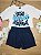 Conjunto Blusa Malha e Bermuda em Moletom Natural Bee Loop - Imagem 1