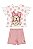 Conjunto Blusa Cotton e Bermuda em Ribana Canelada Natural Quimby - Imagem 2