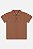 Camisa Polo em Suedine Marrom Up Baby - Imagem 2