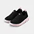 Tênis Infantil Bibi Roller 2.0 Preto com Rosa de Coração Bibi - Imagem 1