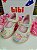 Sapatilha Infantil Bibi Candy Mini Bege de Flores - Imagem 4