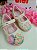 Sapatilha Infantil Bibi Candy Mini Bege de Flores - Imagem 7