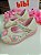 Sapatilha Infantil Bibi Candy Mini Bege de Flores - Imagem 5