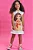 Vestido em Molecotton Moana Kukiê Infantil Menina - Imagem 1