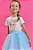Blusa em Meia Malha Princesa Elsa Frozen Kukiê Infantil Menina - Imagem 3