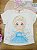 Blusa em Meia Malha Princesa Elsa Frozen Kukiê Infantil Menina - Imagem 1