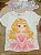 Blusa em Meia Malha Princesa Aurora Kukiê Infantil Menina - Imagem 1
