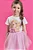 Blusa em Meia Malha Princesa Rapunzel Kukiê Infantil Menina - Imagem 1