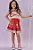 Fantasia Moana (Top + Saia + Lenço) Kukiê Infantil Menina - Imagem 1