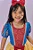 Fantasia de Princesa Branca De Neve (Vestido em Malha UV e Tule Brilho) Kukiê Infantil Menina - Imagem 4