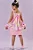 Fantasia de Borboleta (Vestido em Malha UV e Tule Brilho - Acompanha Asa) Kukiê Infantil Menina - Imagem 2